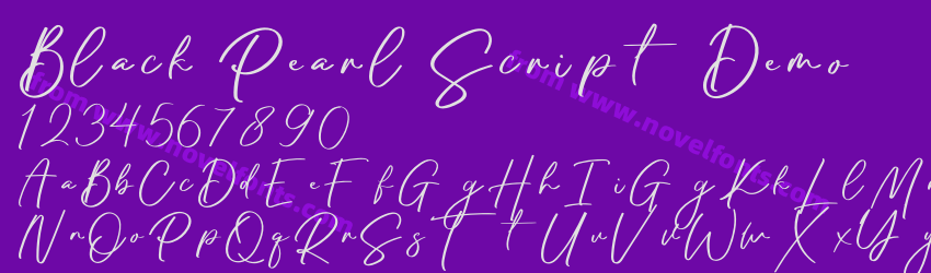 Black Pearl Script DemoPreview Black Pearl Script DemoPreview