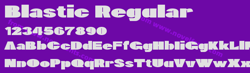 Blastic RegularPreview