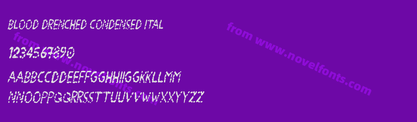 Blood Drenched Condensed ItalPreview Blood Drenched Condensed ItalPreview
