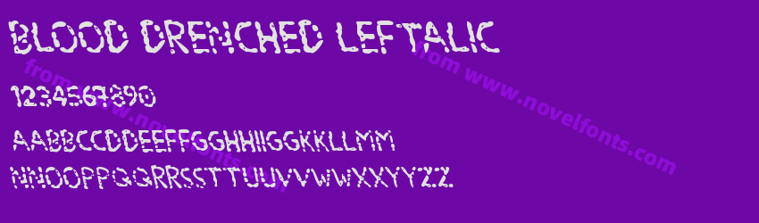 Blood Drenched LeftalicPreview Blood Drenched LeftalicPreview