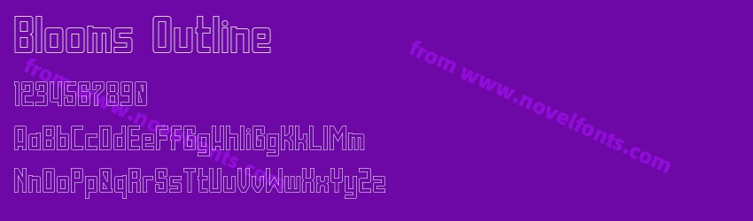 Blooms OutlinePreview Blooms OutlinePreview