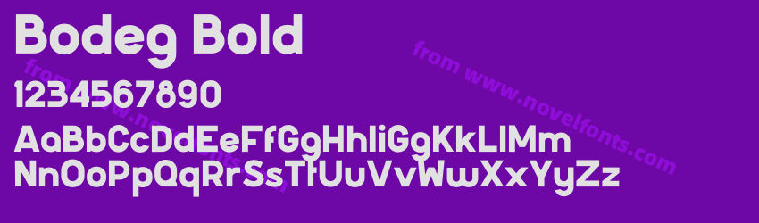 Bodeg BoldPreview