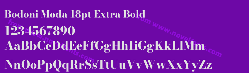 Bodoni Moda 18pt Extra BoldPreview Bodoni Moda 18pt Extra BoldPreview