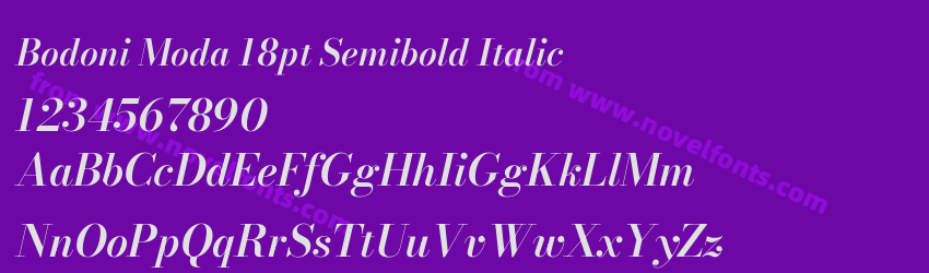 Bodoni Moda 18pt Semibold ItalicPreview Bodoni Moda 18pt Semibold ItalicPreview