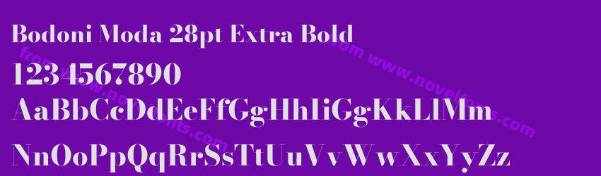 Bodoni Moda 28pt Extra BoldPreview Bodoni Moda 28pt Extra BoldPreview