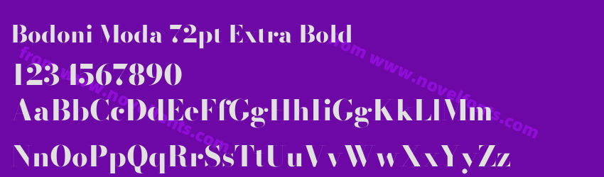 Bodoni Moda 72pt Extra BoldPreview Bodoni Moda 72pt Extra BoldPreview