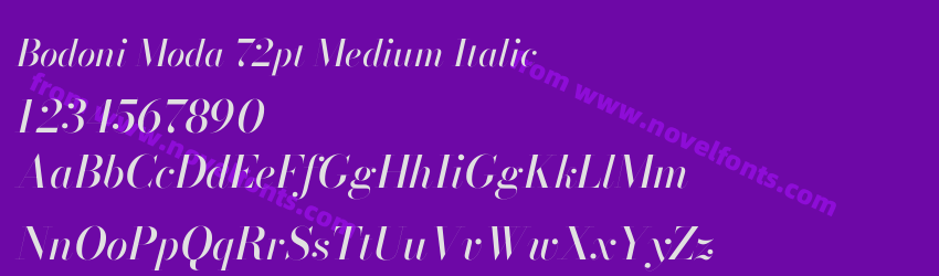 Bodoni Moda 72pt Medium ItalicPreview Bodoni Moda 72pt Medium ItalicPreview
