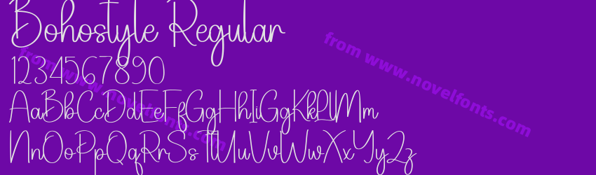 Bohostyle RegularPreview Bohostyle RegularPreview