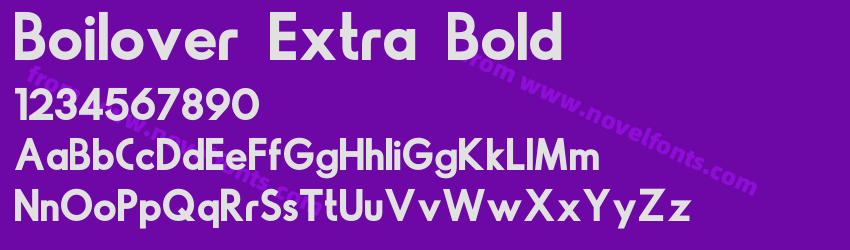 Boilover Extra BoldPreview Boilover Extra BoldPreview