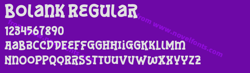 Bolank RegularPreview Bolank RegularPreview