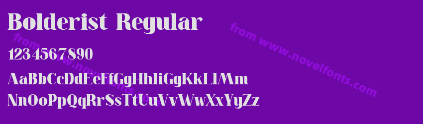 Bolderist RegularPreview Bolderist RegularPreview