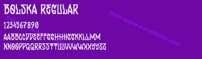Bolska RegularPreview Bolska RegularPreview