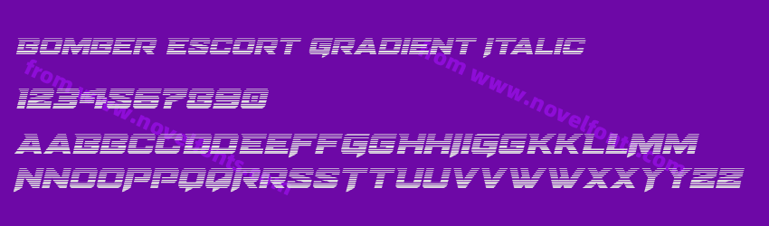 Bomber Escort Gradient ItalicPreview Bomber Escort Gradient ItalicPreview
