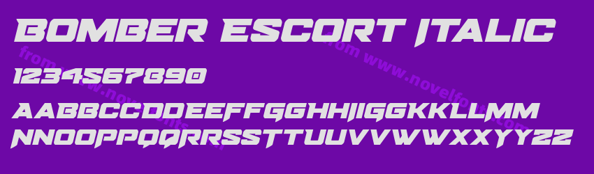 Bomber Escort ItalicPreview Bomber Escort ItalicPreview
