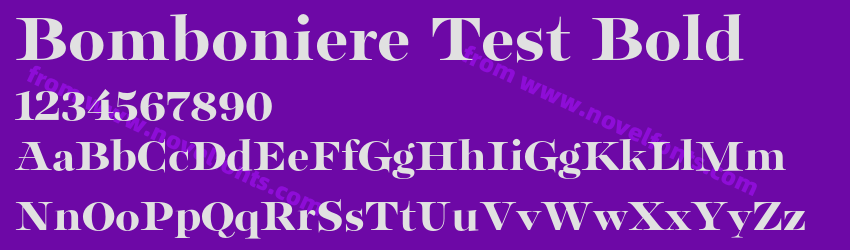 Bomboniere Test BoldPreview Bomboniere Test BoldPreview