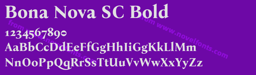 Bona Nova SC BoldPreview