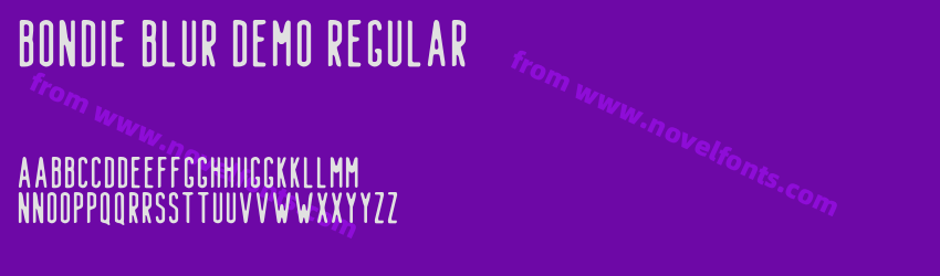 Bondie Blur Demo RegularPreview Bondie Blur Demo RegularPreview