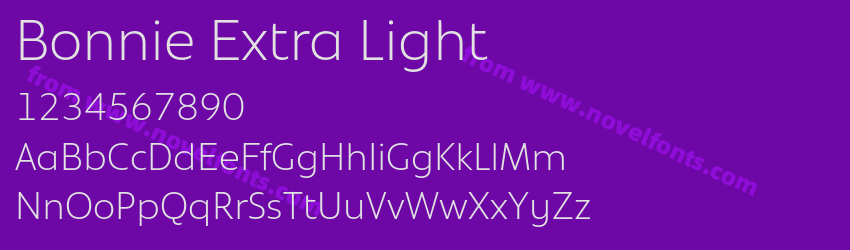 Bonnie Extra LightPreview Bonnie Extra LightPreview