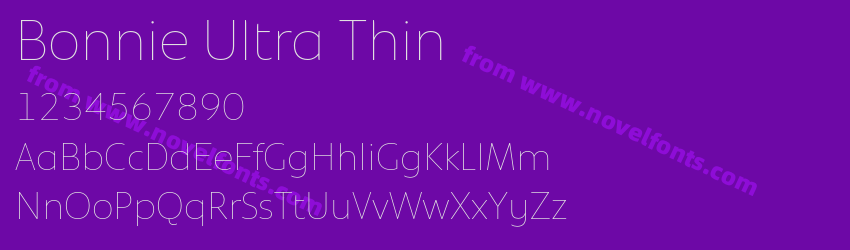Bonnie Ultra ThinPreview Bonnie Ultra ThinPreview