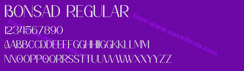 Bonsad RegularPreview Bonsad RegularPreview
