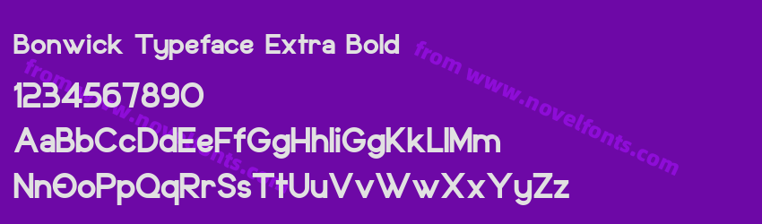 Bonwick Typeface Extra BoldPreview Bonwick Typeface Extra BoldPreview