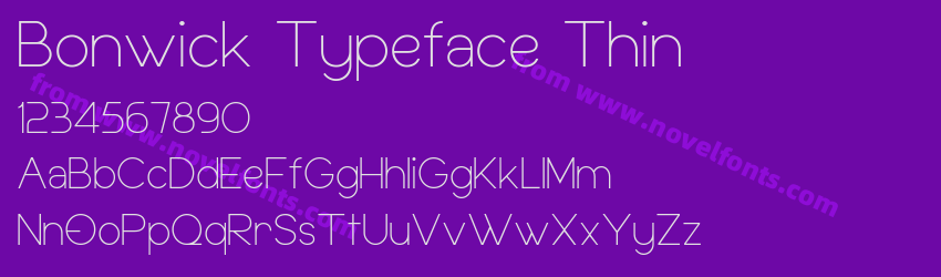 Bonwick Typeface ThinPreview Bonwick Typeface ThinPreview