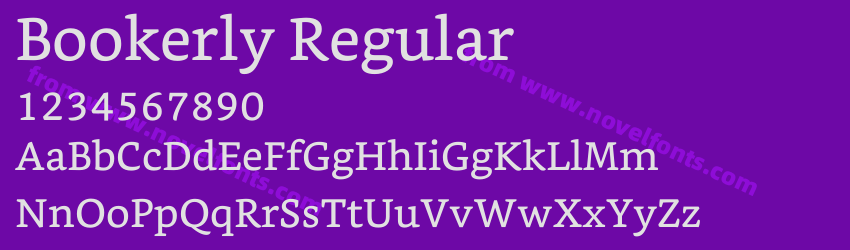 Bookerly RegularPreview Bookerly RegularPreview