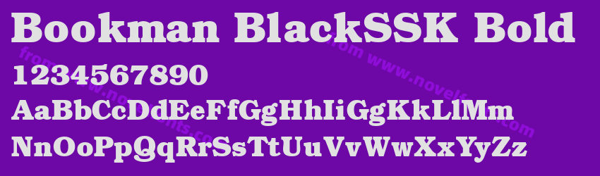 Bookman BlackSSK BoldPreview Bookman BlackSSK BoldPreview