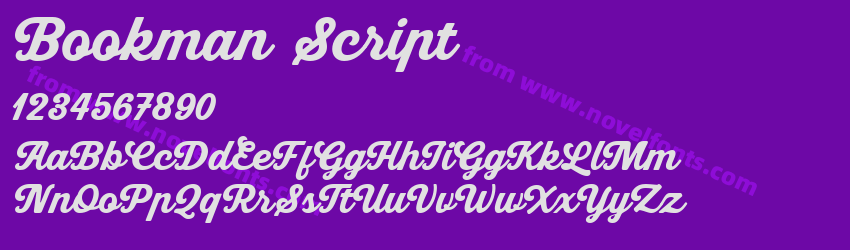 Bookman ScriptPreview Bookman ScriptPreview