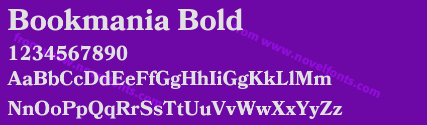 Bookmania BoldPreview Bookmania BoldPreview