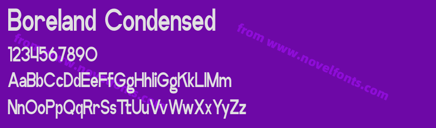 Boreland CondensedPreview