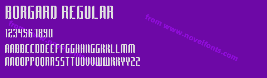Borgard RegularPreview Borgard RegularPreview