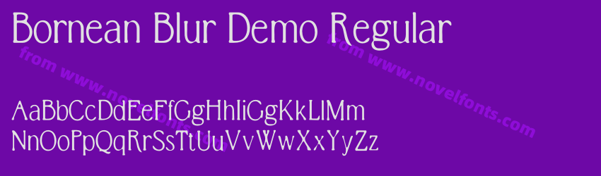 Bornean Blur Demo RegularPreview Bornean Blur Demo RegularPreview