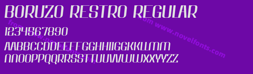Boruzo Restro RegularPreview Boruzo Restro RegularPreview