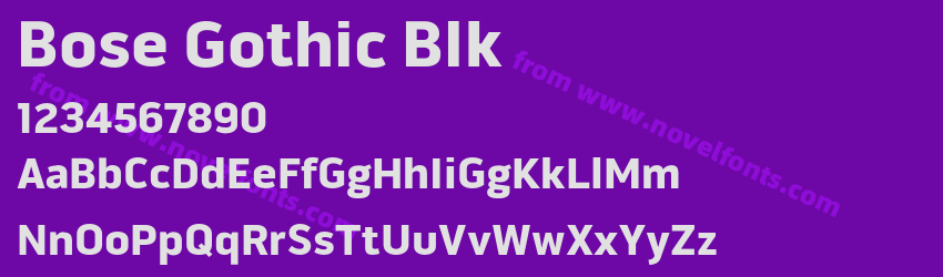 Bose Gothic BlkPreview Bose Gothic BlkPreview