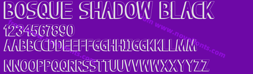 Bosque Shadow BlackPreview
