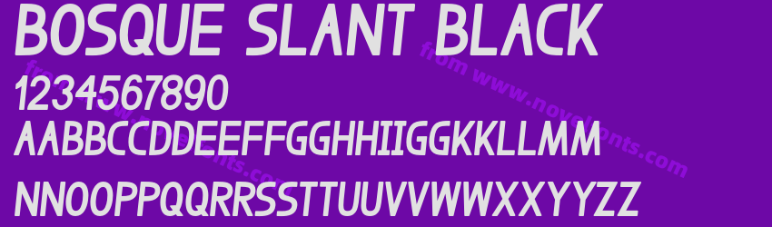 Bosque Slant BlackPreview Bosque Slant BlackPreview