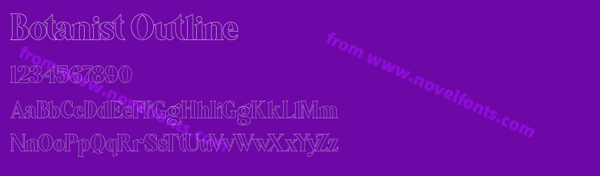 Botanist OutlinePreview Botanist OutlinePreview
