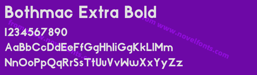Bothmac Extra BoldPreview Bothmac Extra BoldPreview