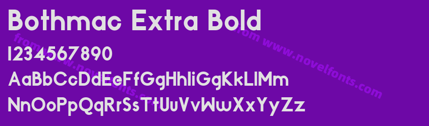 Bothmac Extra BoldPreview