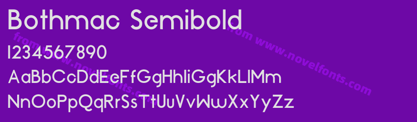 Bothmac SemiboldPreview Bothmac SemiboldPreview