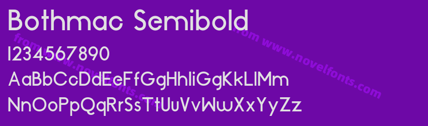 Bothmac SemiboldPreview