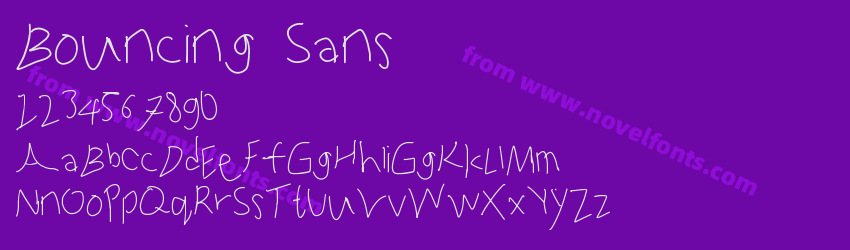 Bouncing SansPreview Bouncing SansPreview
