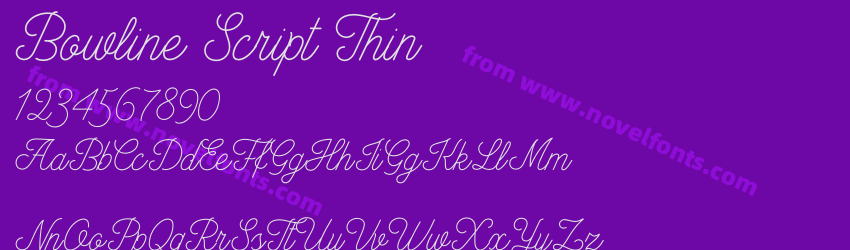 Bowline Script ThinPreview
