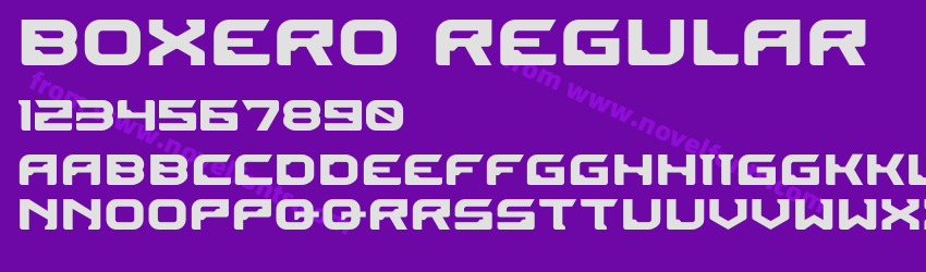 Boxero RegularPreview