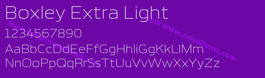 Boxley Extra LightPreview Boxley Extra LightPreview