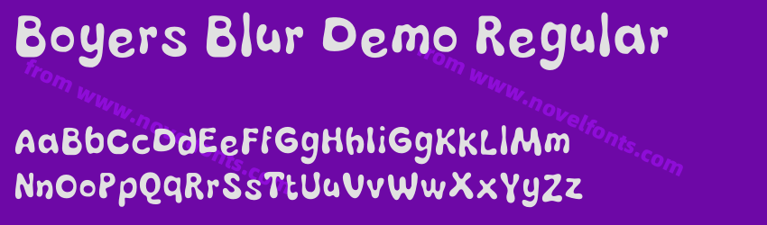 Boyers Blur Demo RegularPreview