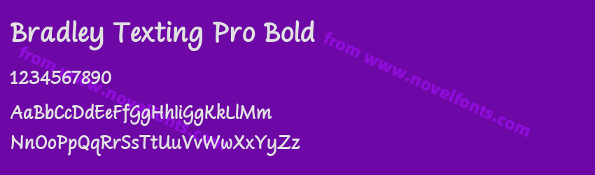 Bradley Texting Pro BoldPreview