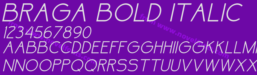 Braga Bold ItalicPreview Braga Bold ItalicPreview
