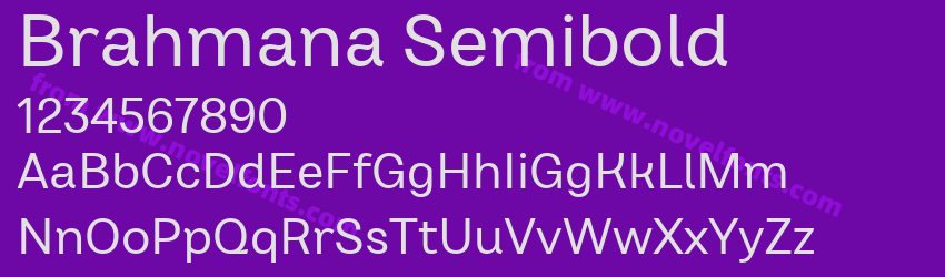 Brahmana SemiboldPreview